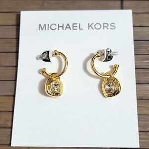 Michael Kors Gold Dangle Earrings